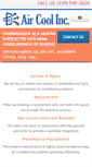 Mobile Screenshot of aircoolinc.com